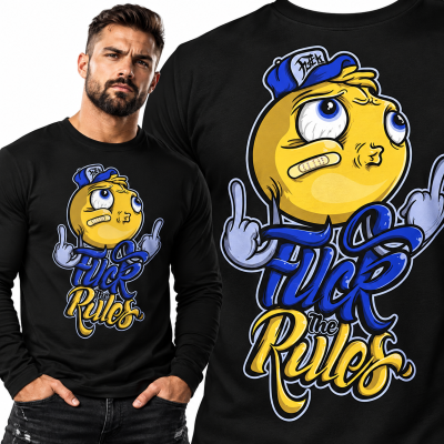LONGSLEEVE  ŚMIESZNY FUCK THE RULES